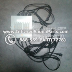 COMPLETE CONTROL POWER BOX 110V / 120V - COMPLETE CONTROL POWER BOX 110V / 120V FED INTERNATIONAL INFRARED SAUNA WITH 8 HEATER PLUGS v1 12