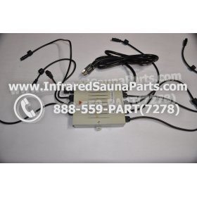 COMPLETE CONTROL POWER BOX 220V / 240V - COMPLETE CONTROL POWER BOX 220V / 240V FED INTERNATIONAL INFRARED SAUNA WITH 8 HEATER PLUGS v1 8