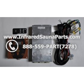 COMPLETE CONTROL POWER BOX 220V / 240V - COMPLETE CONTROL POWER BOX 220V / 240V  WITH 7 CIRCUIT BOARD PINS  6 FEMALE PLUGS SAUNA KING INFRARED SAUNA STYLE 9 3